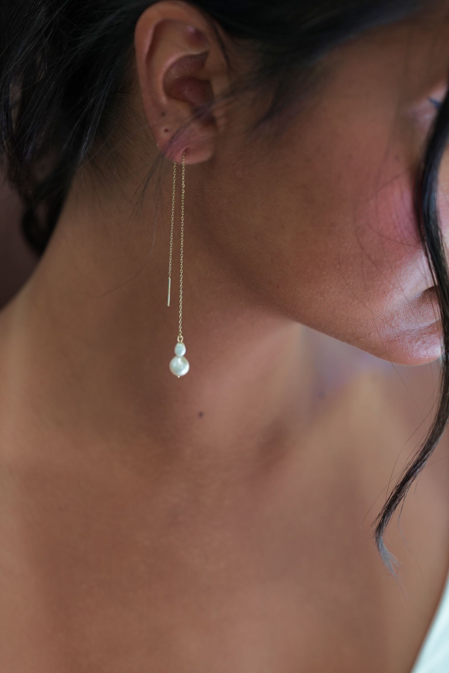 Le Perla Threader Earrings