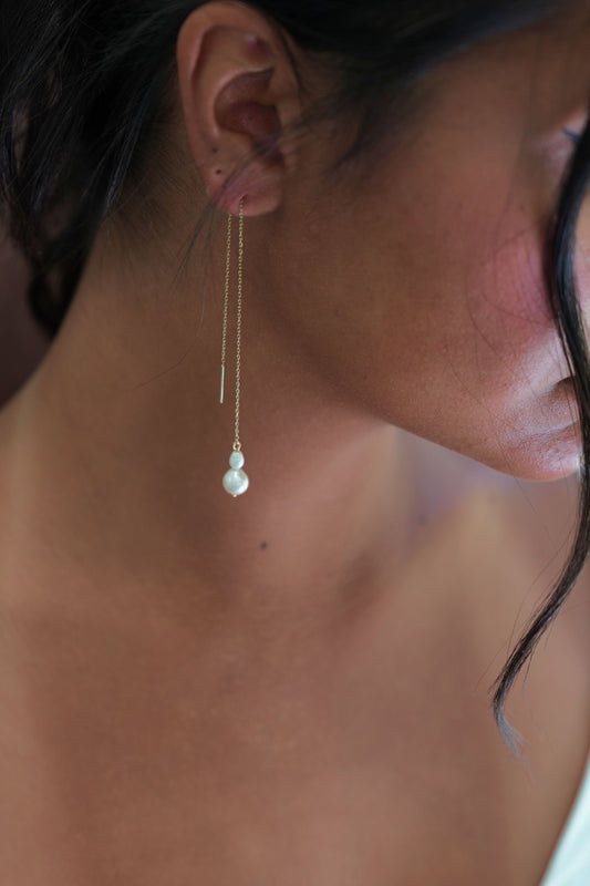 Le Perla Threader Earrings