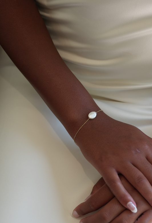 Single Pearl Bracelet