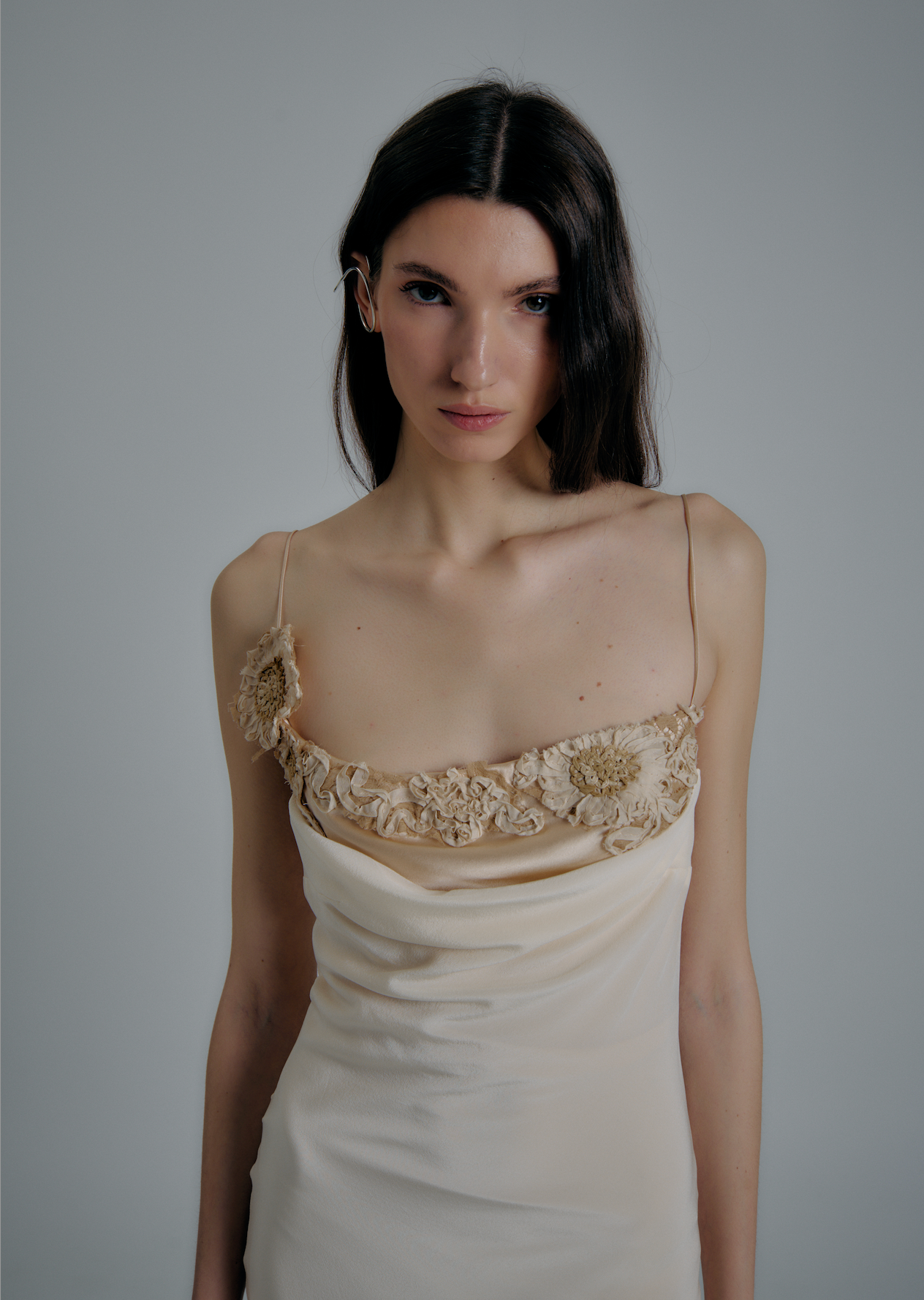 Sunflower Silk Slip Dress